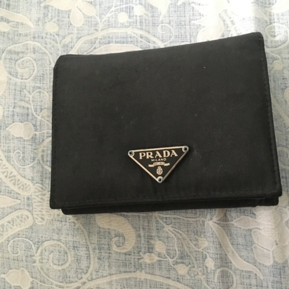 prada tessuto nylon wallet